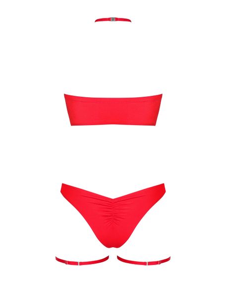 Новогодний костюм Obsessive Kissmas set красный, S/M sexstyle | Зображення 3