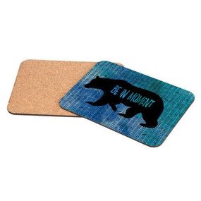 Подставка под горячее Ведмідь 25х19 см (пробка)