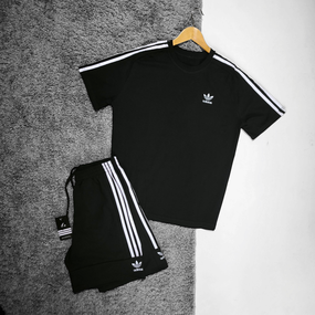 Літній чоловічий комплект Adidas футболка + шорти