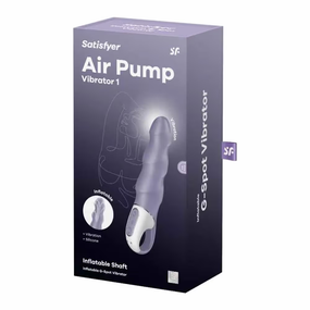 Вібратор для точки G Satisfyer Air Pump Vibrator 1, фіолетовий Sex Aura