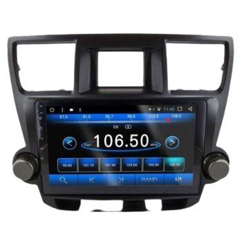 Автомагнітола штатна Toyota Highlander 2009-2014 (10") Android 10.1 (4/32) чорний (Toyota Highlander 2009-2014_9600)