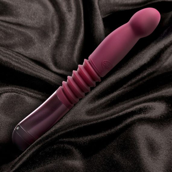 Пульсатор для точки G Blush Temptasia – Trixie Thrusting Dildo – Wine Red, 3 швидкості Sex Aura | Зображення 7