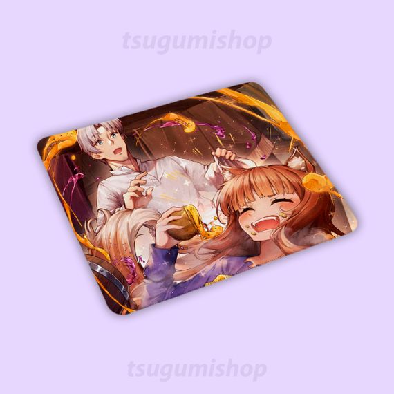 Килимок для миші Вовчиця та прянощі/Ookami to Koushinryou