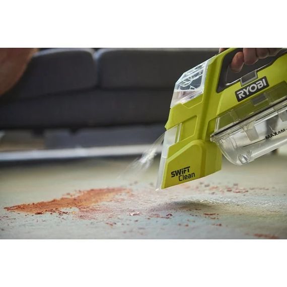 Пылесос аккумуляторный моющий Ryobi ONE+ RDC18-0 18В 17Вт контейнер для воды чистая/грязная 0.12/0.2л 2.5кг без АКБ и ЗУ 5133005905 | Зображення 4