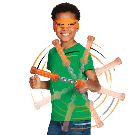 Ігровий набір "Нунчаки Мікеланджело Обертальний удар" 84268 "Черепашки-Ніндзя MOVIE III" W3 | Зображення 4