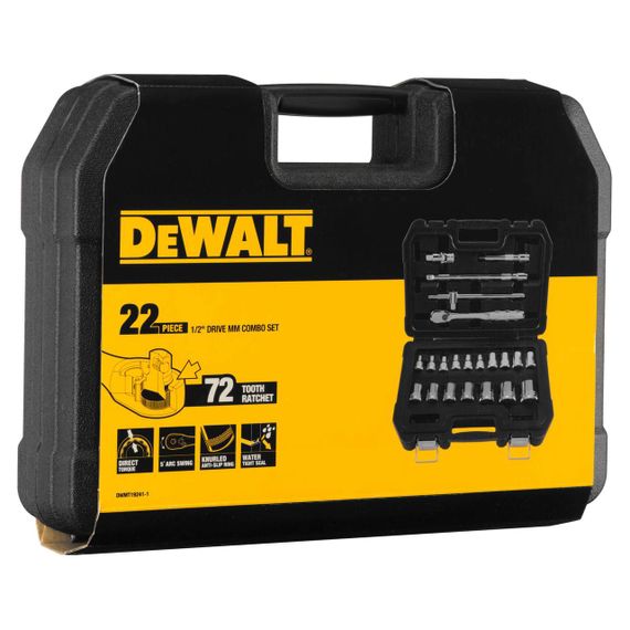 Набор головок 1/2, 22 предмета DeWALT DWMT19241-1 | Зображення 4
