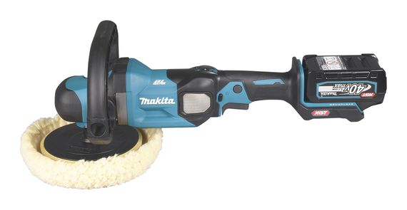 Шліфмашина полірувальна акумуляторна Makita PV001GM101 (180 мм, 600-2200 хв-1, BL, XGT) | Зображення 4