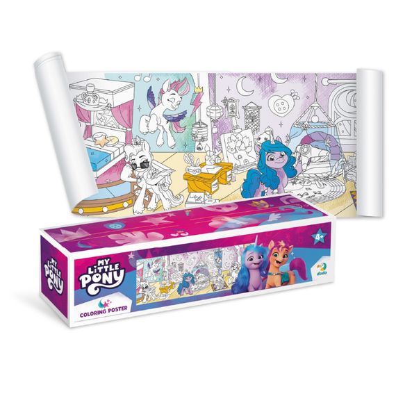 Розмальовка дитяча My Little Pony "Стильні подружки" 200187, 70х16 см | Зображення 1