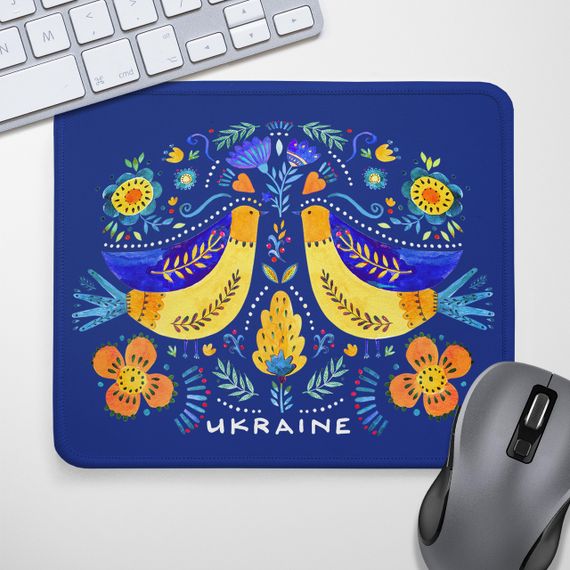 Коврик для мышки Ukraine Птички 24х20 см (KYL_22U001)