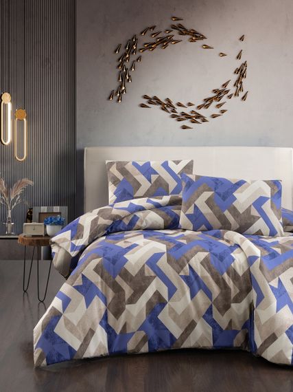 Постільна білизна First Choice Homesko Ranforce 160 х 220 см Rayce Beige