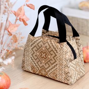 Термосумка Lunch bag Український орнамент 24х12х17 см (LUN_24S009)