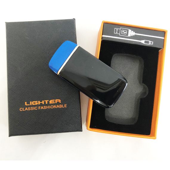 Електронна сенсорна запальничка USB ZGP-70 Акумуляторна LM-185 запальничка подарункова | Зображення 4