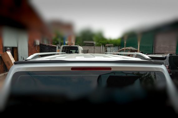 Козирок заднього скла (ABS) для Volkswagen T5 2010-2015 рр | Зображення 4