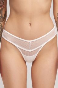 Трусики брифы LUNA L5167BR с V посадкой Белые M