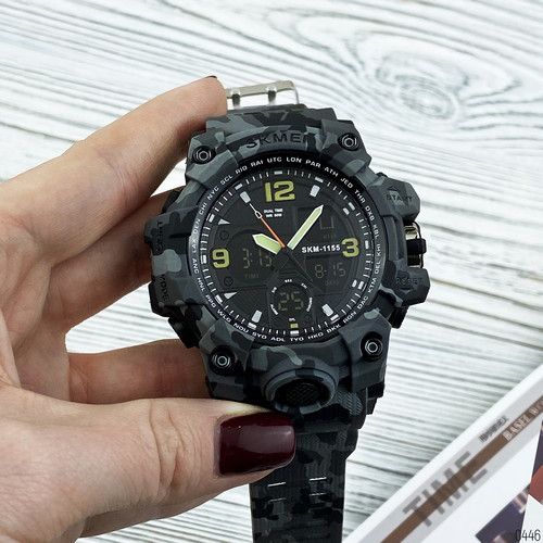 Skmei 1155B Military Gray | Зображення 1