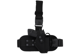 Кобура для Форт-12 набедренная с платформой, кобура на ногу (oxford 600d, чёрная) MAS