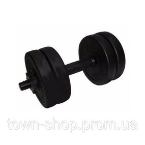 Гантель наборная композитная в пластиковой оболочке Rock pro 5,5 кг NE-PL-G-005