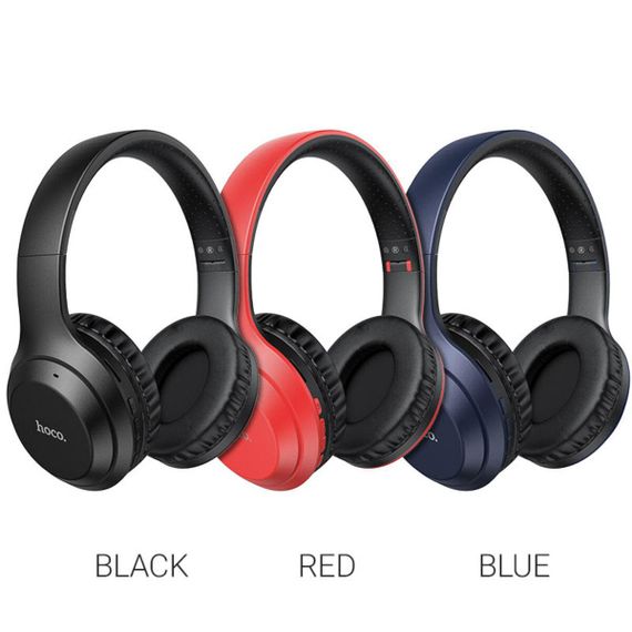 Бездротові навушники HOCO W30 Fun move BT headphones Black | Зображення 1