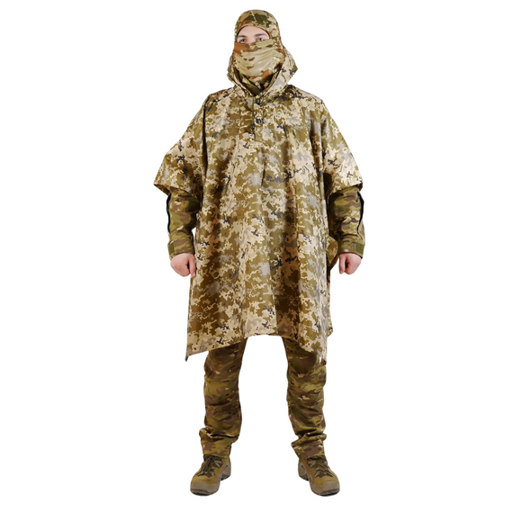 Пончо-дощовик в кольорі піксель | Зображення 3