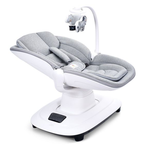 Укачивающий центр-шезлонг 8966, 5-ти точечные ремни безопасности