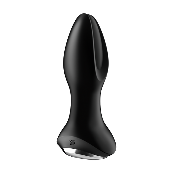 Анальний смарт вібратор Plug 2+ вібрація та імітація римінгу колір: чорний Satisfyer (Німеччина) Sex Aura
