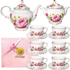 1779 Сервіз чайний 14пр. Бант (240мл, бл.15см, цук.350мл, чайн.1,3л)