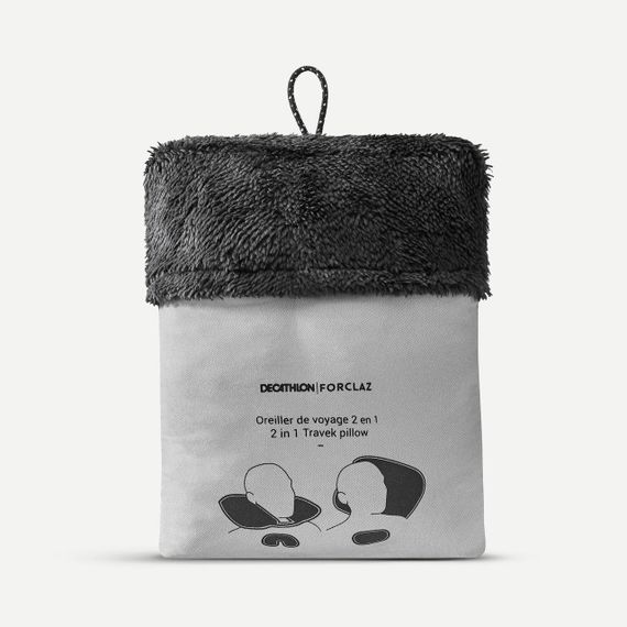 Подушка для подорожей TRAVEL 500 2 в 1 | Зображення 1