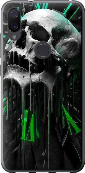 Чехол на Xiaomi Mi Play Череп-часы "4100u-1644-17620"