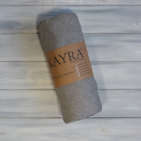 Простирадло 160x200+25см махрове на гумці Мокко