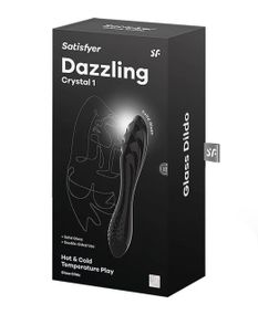 Двойной фаллоимитатор SATISFYER Dazzling Crystal 1 (black) sexstyle