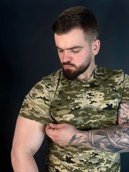 Футболка Піксель Стрейч mm14 Military | Зображення 3
