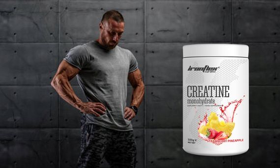 Креатин моногідрат Iron Flex Creatine Monohydrate 500 g (Strawberry pineapple) | Зображення 3