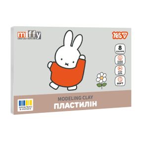 Пластилін YES Miffy 540717 8 кольорів