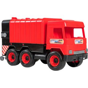 Спецтехника Tigres Авто "Middle truck" мусоровоз (красный) в коробке (39488)