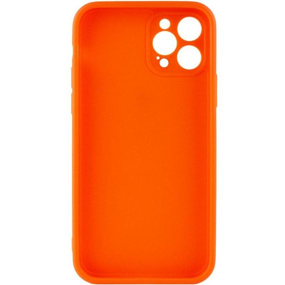 Силиконовый чехол Candy Full Camera для Apple iPhone 12 Pro (6.1") Оранжевый / Orange | Зображення 1