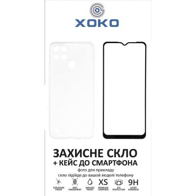 Чехол для мобильного телефона XoKo Ultra Thin Proof + Glass Full Cover Ultra-Thin iPhone 15 Black (XK-CS-ULT-AP-IP15)