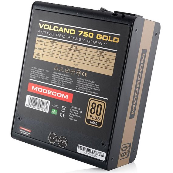 Блок живлення Modecom 750W VOLCANO (ZAS-MC90-SM-750-ATX-VOLCA) | Зображення 4