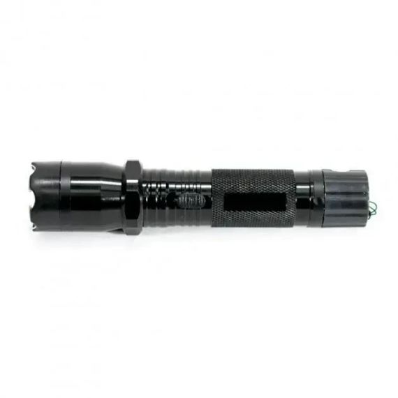 Світлодіодний акумуляторний ручний ліхтарик із ремінцем на руку та чохлом BL 1101 Чорний | Зображення 2