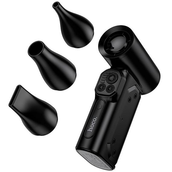 Портативний турбовентилятор Hoco HX68 Flujo fan Black | Зображення 5