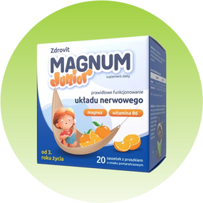Магній для дітей Zdrovit Magnum Junior, 20 саше