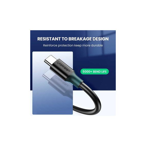 Дата кабель USB 3.0 AM to Type-C 1.0m US184 Black Ugreen (20882) | Зображення 4