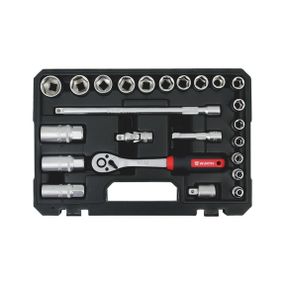 Набір інструментів з тріскачкою, 3/8IN, 12-гр., 24 шт.