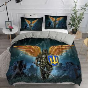 Постільна білизна з плюш-велюру Крилатий Воїн 12037 215х150 см