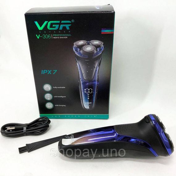 Хороша електробритва для бороди VGR V-306, Хороші електричні бритви для гоління, Портативна бритва JR-89 | Зображення 3