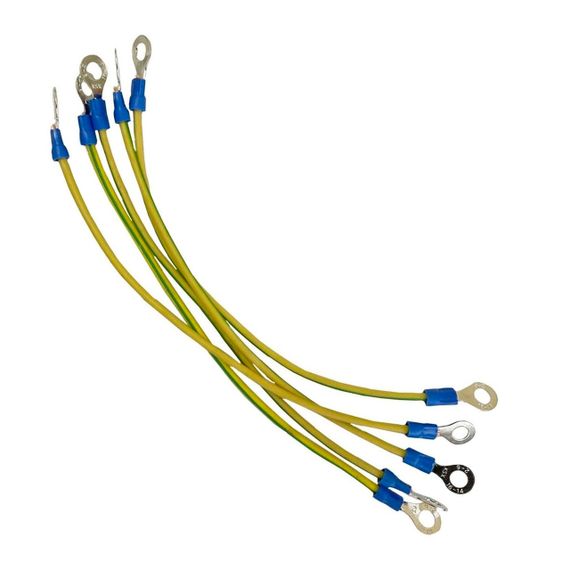 Провід заземлення ПЗ-2.5м6/200 (ПВ3-2.5мм2 Ж/З L200мм М6) Ny95506665