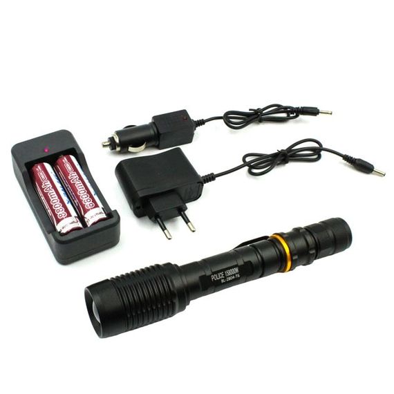 Лед ліхтар переносний Bailong Police BL-2804-T6, Кишеньковий ліхтар із usb зарядкою, Ліхтар HE-241 ручний потужний | Зображення 5