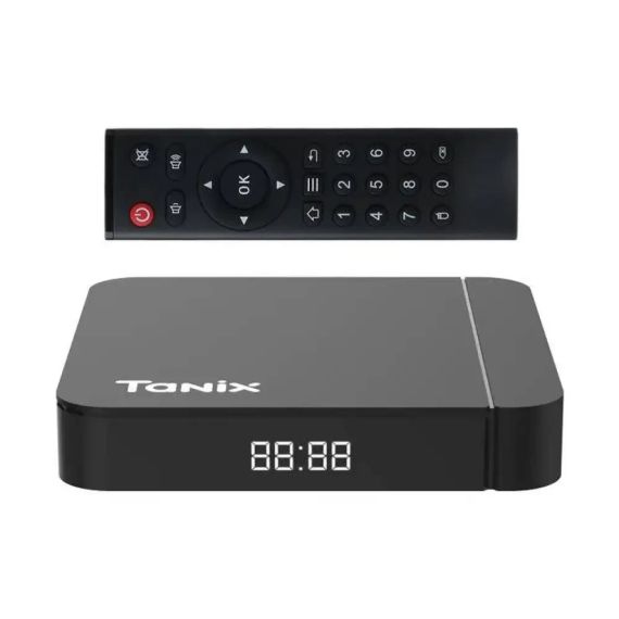 Смарт приставка Tanix, 4/32 ГБ, Черный / ТВ приставка / Смарт бокс для телевизора / Андроид тв / Смарт ТВ | Зображення 5