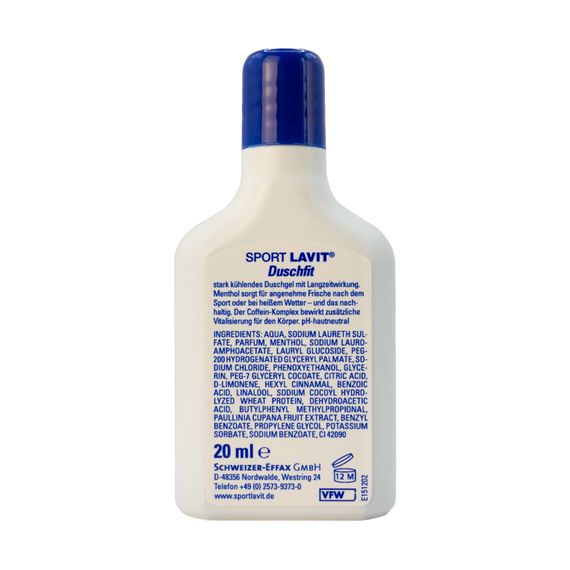 Гель для душу з охолоджуючим ефектом Sport Lavit Shower Fit 20 ml Mini (39804900) | Зображення 1