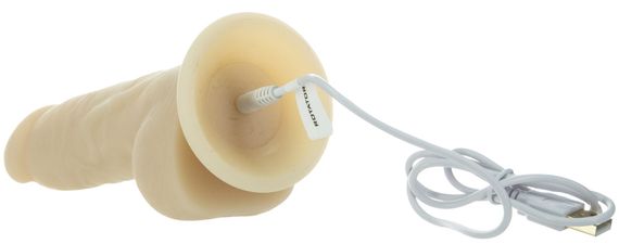 Фалоімітатор з вібрацією та ротацією Naked ADDICTION Chris 7″ Rotating & Vibrating Dong, пульт ДК | Зображення 3