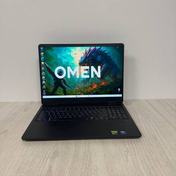 Ігровий ноутбук HP Omen 16 Slim 16-an0001nr / 16" (2560x1600) IPS / Intel Core Ultra 7 255H (16 (22) ядер по 2.0 - 5.1 GHz) / 16 GB DDR5 / 512 GB SSD / nVidia GeForce RTX 5060, 8 GB GDDR7, 128-bit / WebCam б/в | Зображення 1